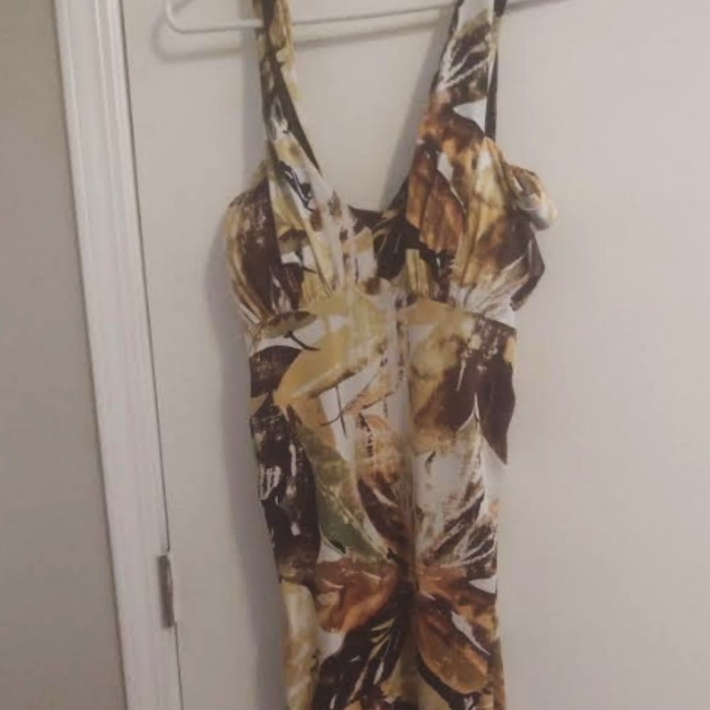Summer Floral Garden Print Dress